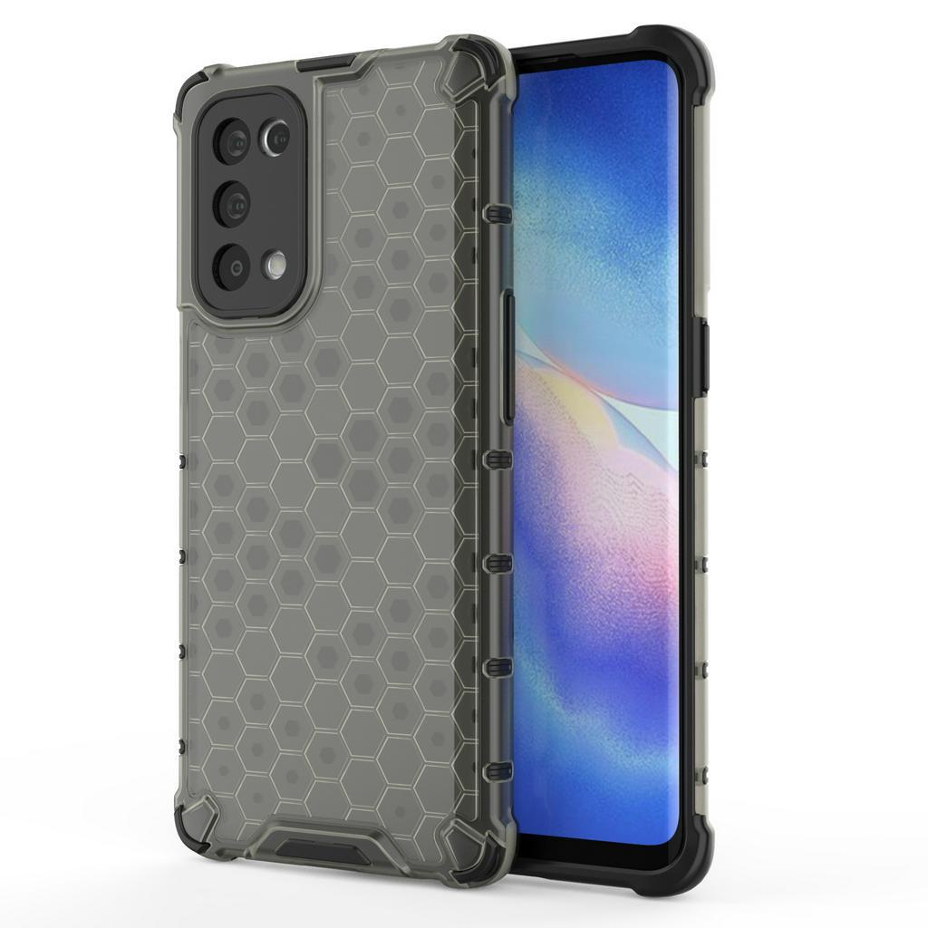 Ốp điện thoại chống rơi họa tiết tổ ong cho Oppo Reno 5 5 pro 4 4g