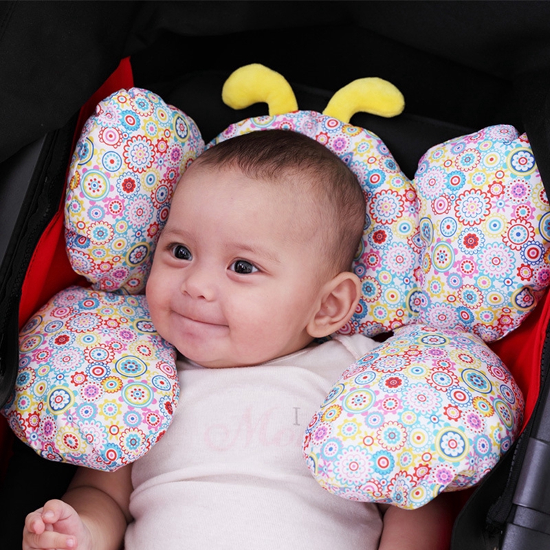 Baby Cotton Pillows Cute Infant Car Seat Pillow Cushion Support Pad