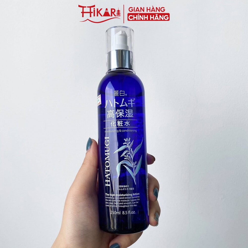 Nước hoa hồng dưỡng ẩm sáng da Reihaku Hatomugi High Moisturizing Lotion dạng gel 250ml