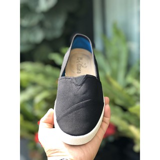 Tara- Giày Canvas Cao Đen