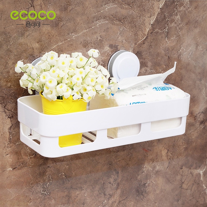 (Ecoco SIÊU RẺ) Kệ chữ nhật vừa dán cường lực ECOCO siêu chắc
