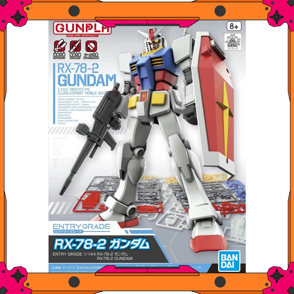 [NEW RELEASE] Mô hình Gundam Entry Grade Gundam RX-78-2