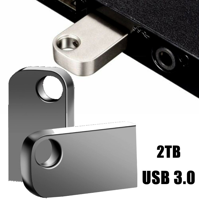 Usb 3.0 2tb Mini Bằng Kim Loại Siêu Nhỏ + Dụng Cụ Hỗ Trợ Điện Thoại