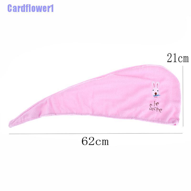 Khăn quấn tóc bằng sợi micro nhanh khô tiện lợi cho nữ