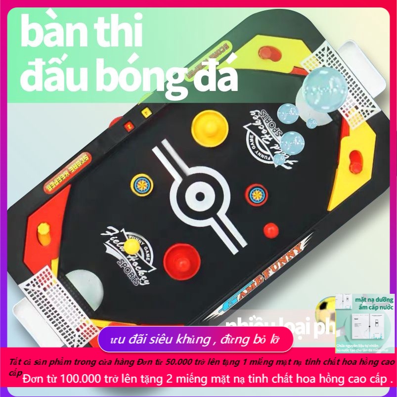Bộ bàn chơi bóng tương tác 2 người 2 trong 1, bộ bàn chơi khúc côn cầu trí tuệ cho bé