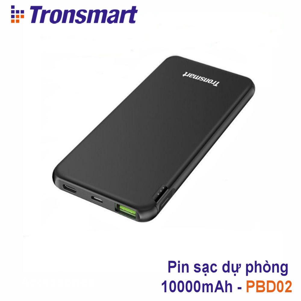 Pin sạc dự phòng Tronsmart PBD02 TM-363477 10000mAh Quick Charge 3.0, công nghệ Huawei FCP, Samsung AFC