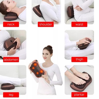 ♦ Gối Mát Xa Hồng Ngoại 8 Quả Bóng LY202 ☉