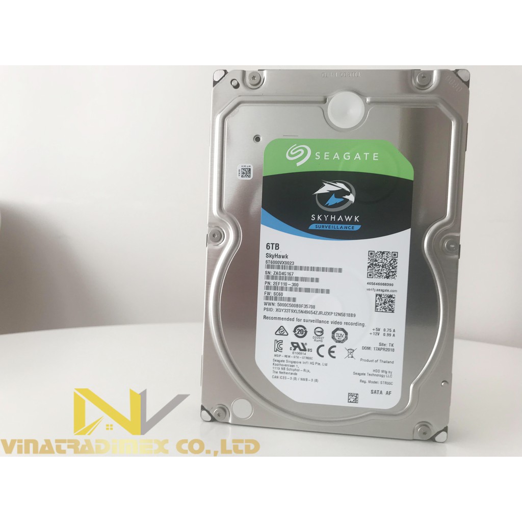 Ổ cứng gắn trong Seagate Skyhawk 4tb chính hãng