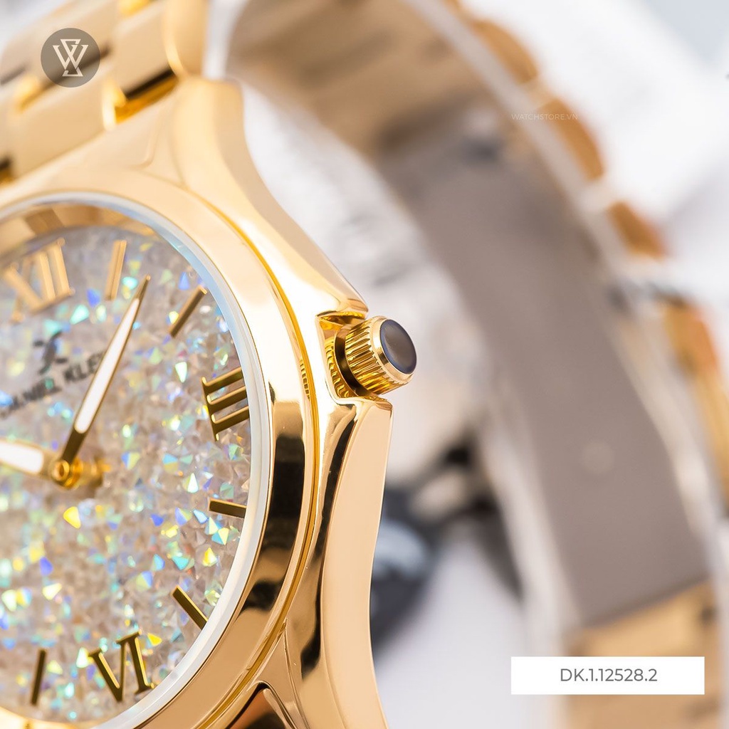 Đồng Hồ Quartz Nữ Daniel Klein Premium Ladies WATCHSTORE DK.1.12528.2 Mặt Kính Khoáng 36mm, Dây Kim Loại, Vỏ Thép