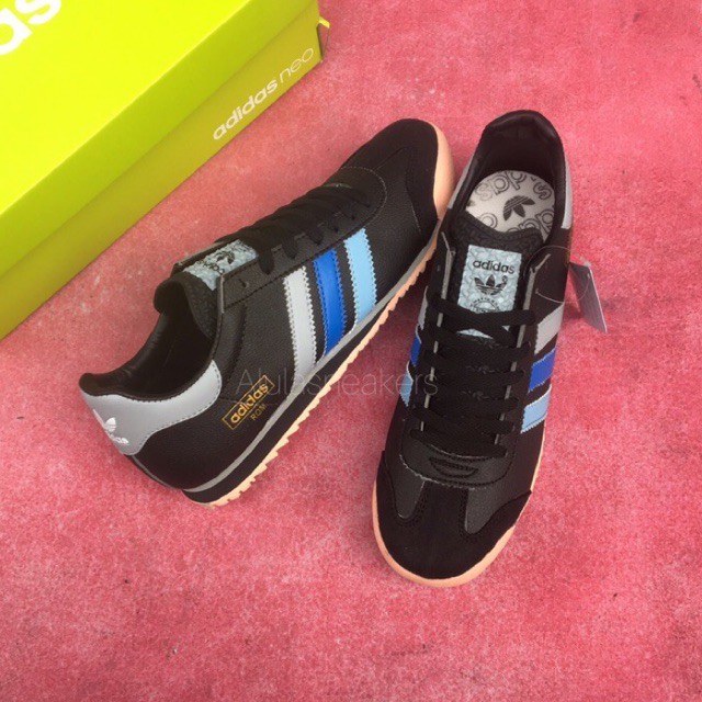 Giày Thể Thao Adidas Rom Phối Màu Trắng Đen Thời Trang Cho Nam