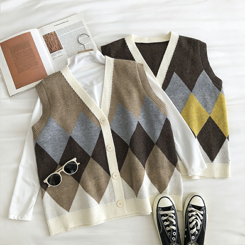 Áo Gile Len Nữ Họa Tiết Sọc Phong Cách Hàn Quốc chuẩn Quảng Châu | BigBuy360 - bigbuy360.vn