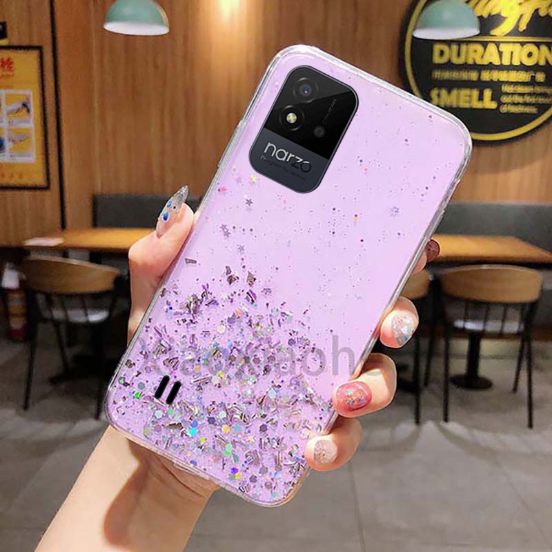 Ốp lưng Realme Narzo 50i 50 50A prime Realme C35 Bầu trời đầy sao Vỏ điện thoại tpu mềm Realme Narzo50A prime Vỏ vỏ