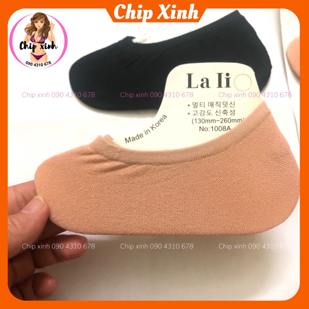 Tất hài nữ nửa bàn chân dày dặn, mềm mịn Hali