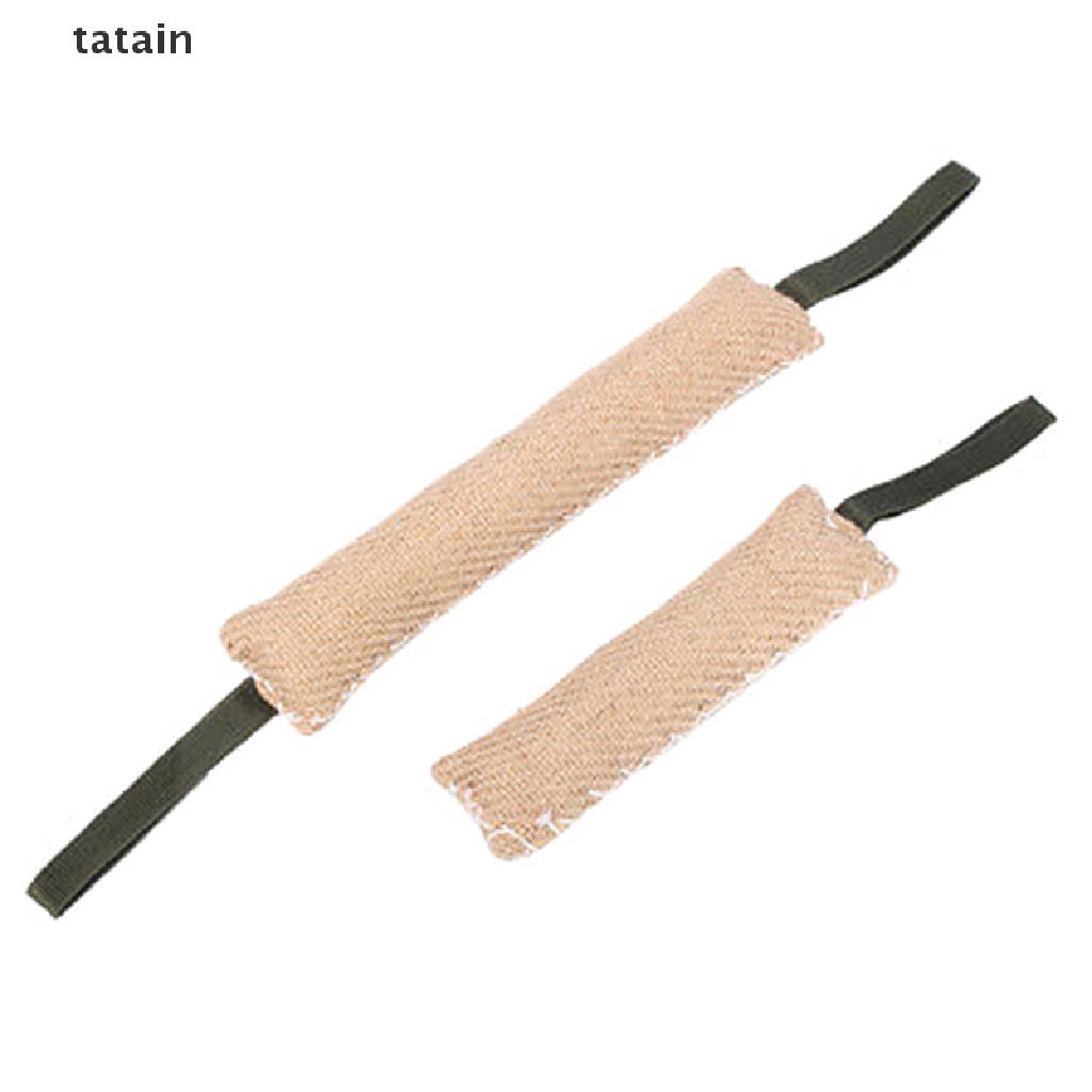 [TAT] Handles Jute Police Young Dog Bite Tug Play Toy Pet Training Chewing Arm Sleeve CVX
