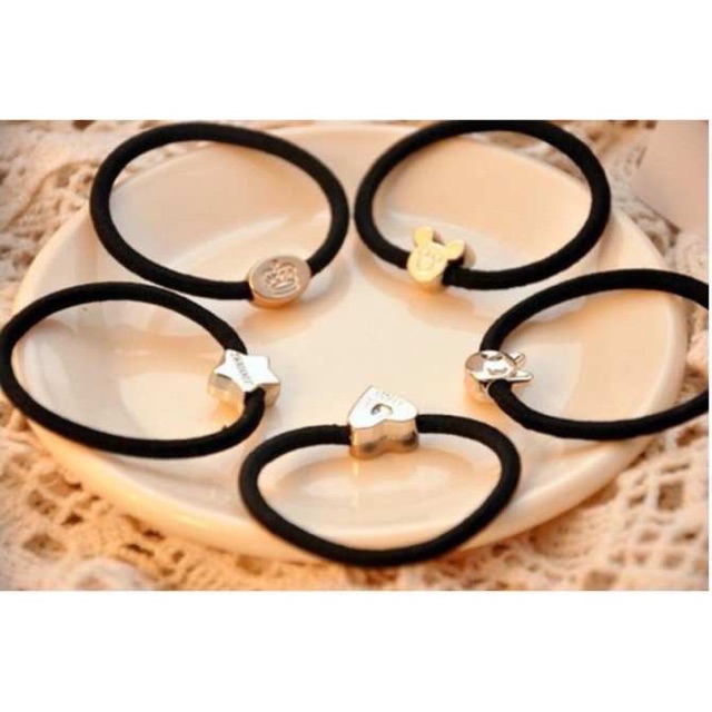 Set 6 Buộc Tóc Thời Trang Phong Cách Hàn Quốc