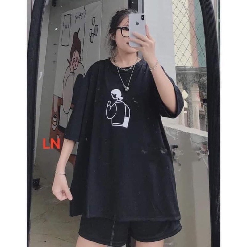 Áo phông cô gái quay lưng LN11