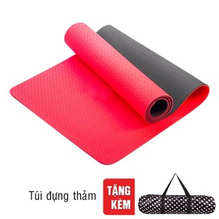Thảm tập GYM 6mm, thảm tập YOGA 2 lớp [ TANG TUI ]