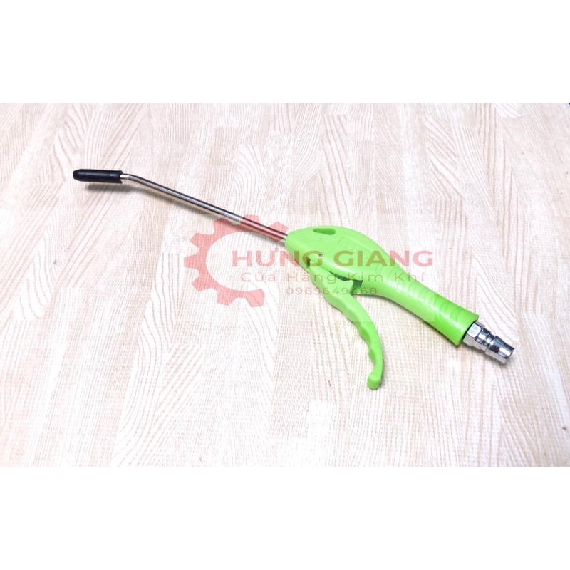 Súng Xì Khô, XỊT HƠI, XỊT BỤI Nhựa Xanh Dài 35cm Dùng Cho Máy Khí Nén