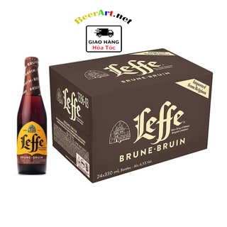 Thùng 24 chai bia leffe brune