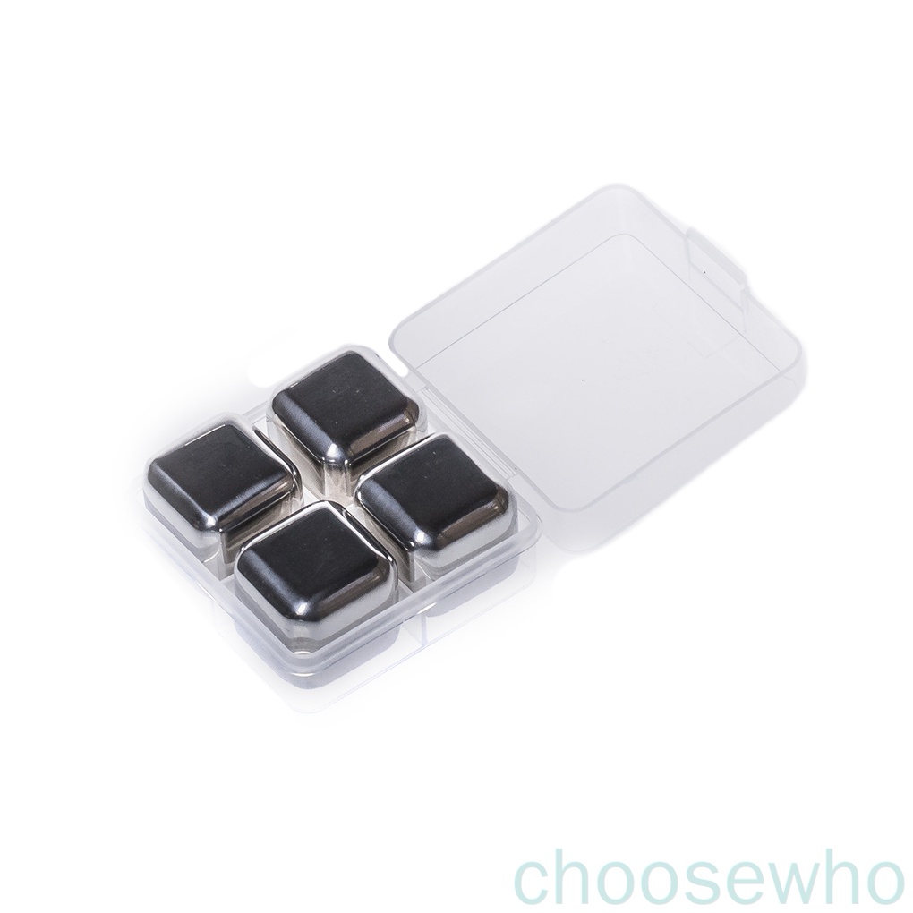 4/ 6 Đá làm lạnh đồ uống bằng thép không gỉ