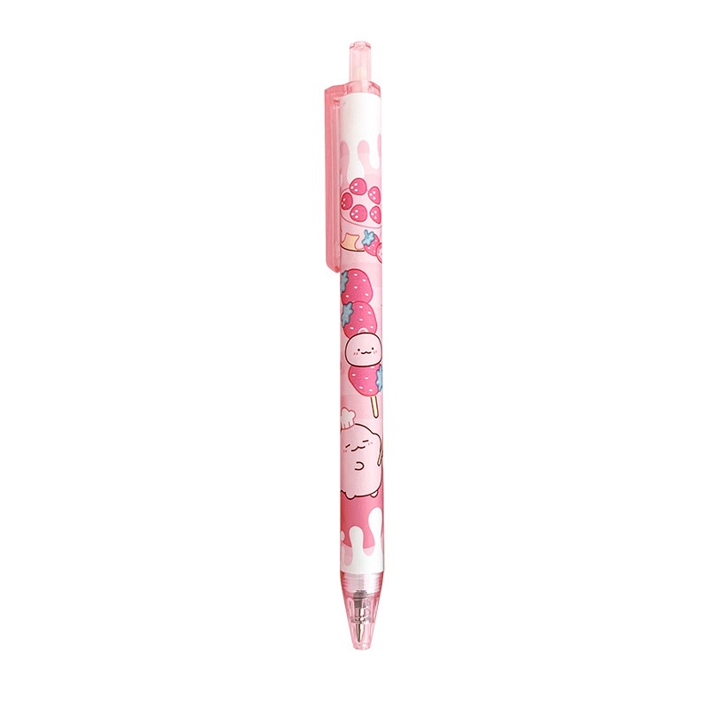 Bút Bi Mực Đen Ngòi 0.5mm Hình Khủng Long Hồng Xinh Xắn Cho Học Sinh/Văn Phòng