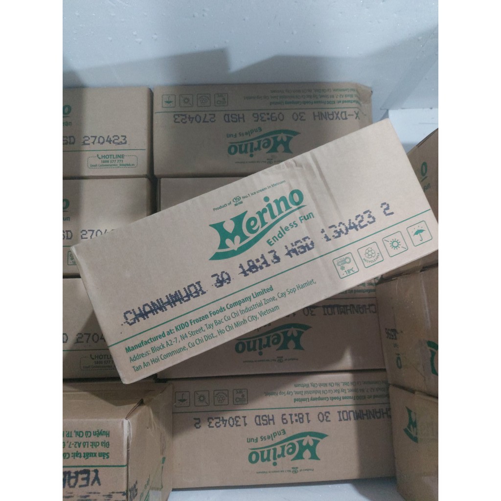 SET 10 QUE - Kem chanh muối Merino Kool cây 52g