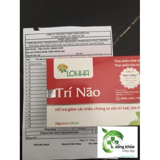 LOHHA Trí Não -Giảm triệu chứng sa sút trí tuệ,teo não