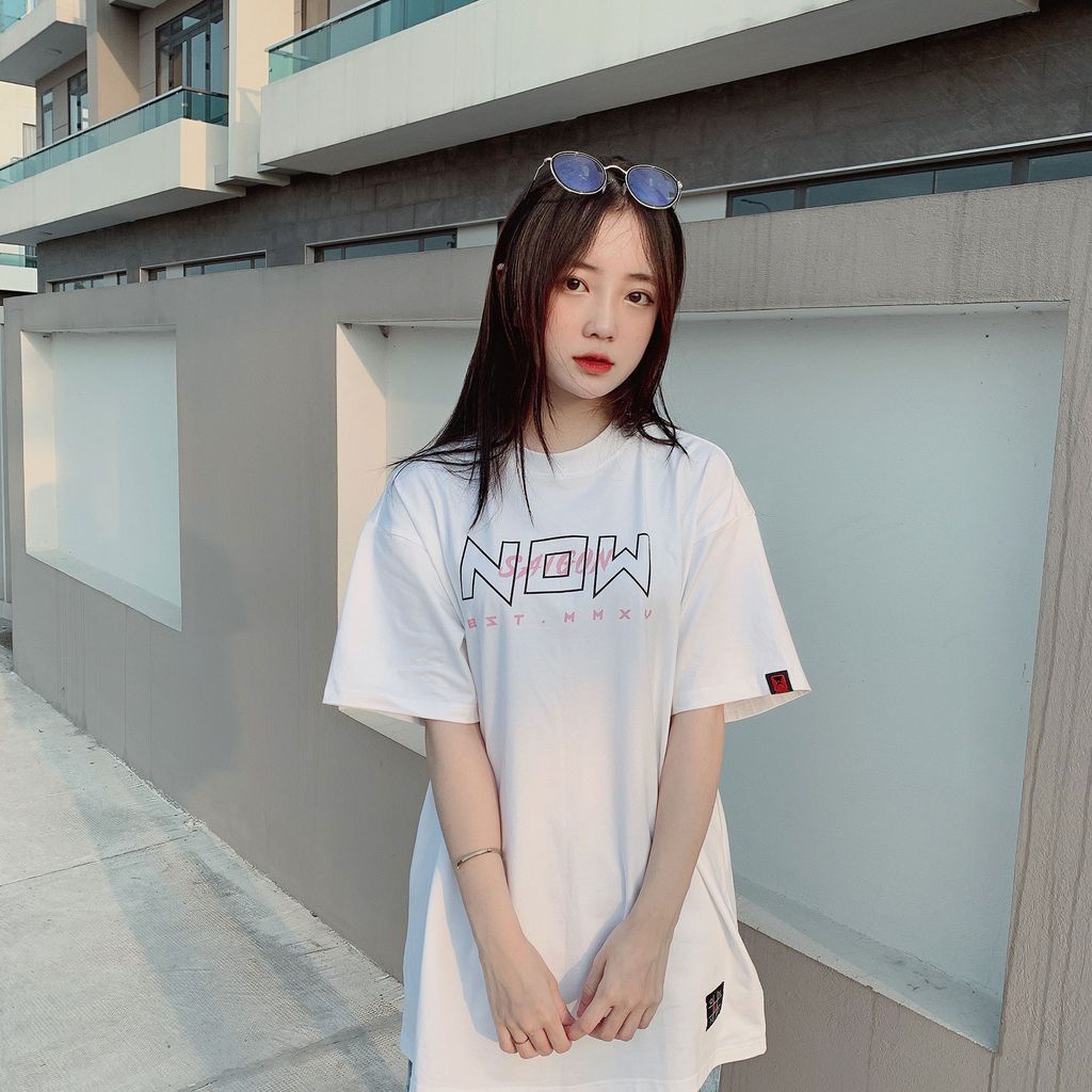 Áo Thun Tay Lỡ Form Rộng NowSaigon I&O Tee Phong Cách Unisex Cho Cả Nam Nữ, Thời Trang MINISHOPVN