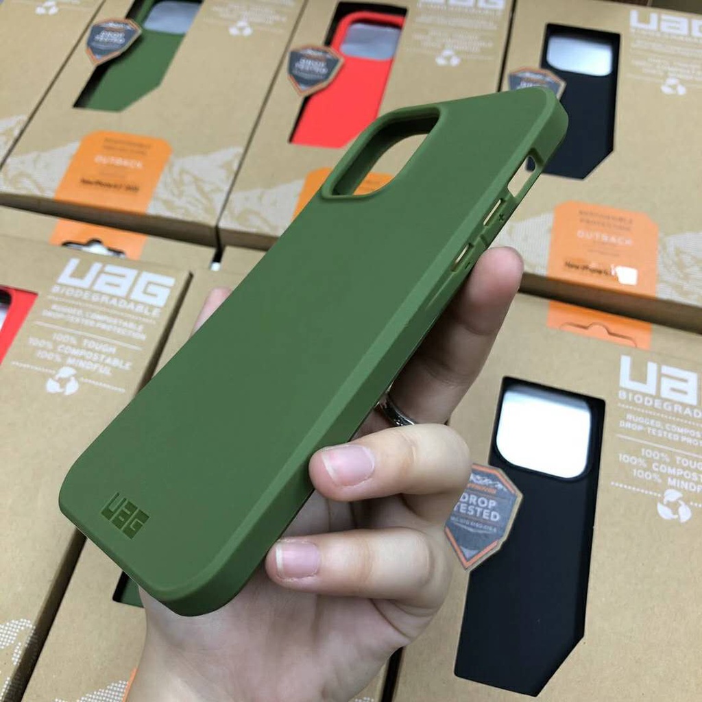 Ốp Điện Thoại Silicon Màu Đen Chống Rơi Chống Sốc UAG Cho iPhone 13 pro max 13Pro 13mini iPhone13 Mini iPhone12 pro