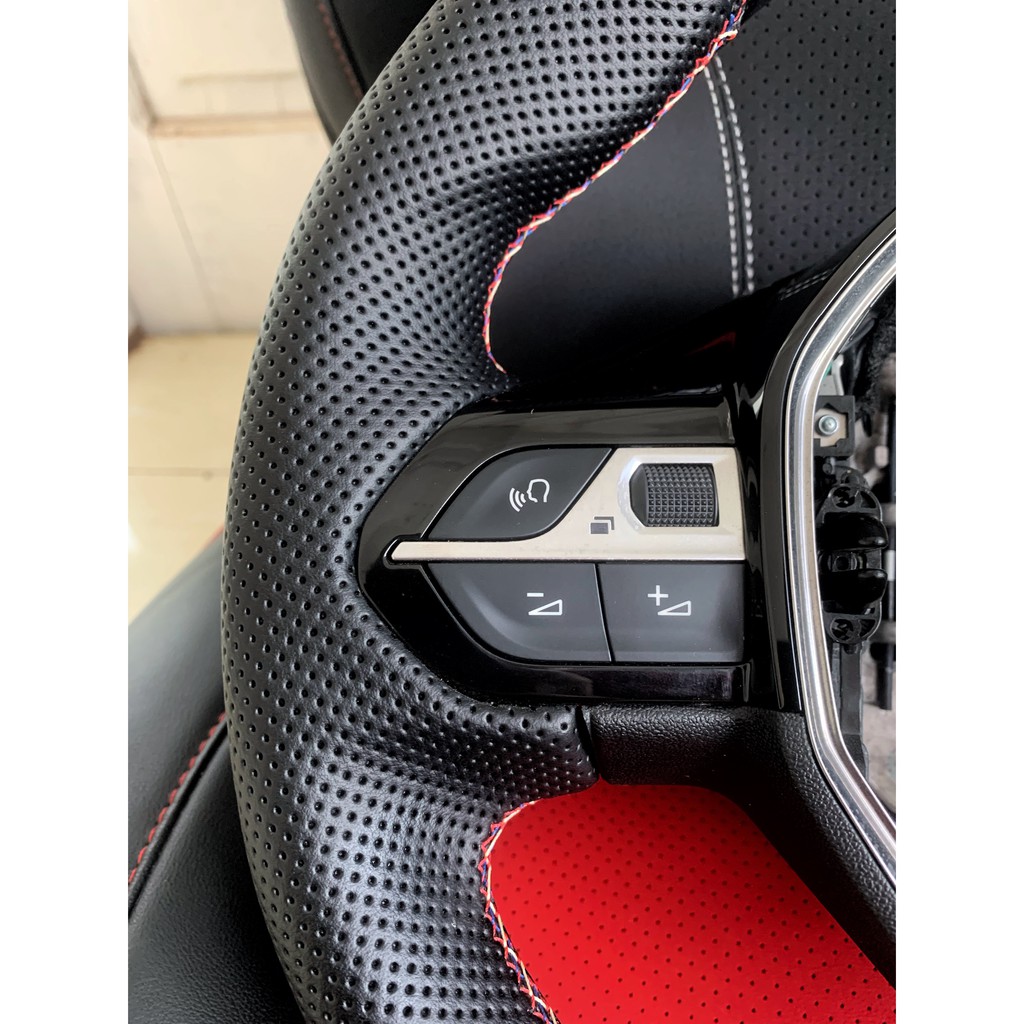 Vô lăng caron fiber Peugeot, Vô lăng thể thao cao cấp carbon fiber dành cho Peugeot 2008 3008 5008