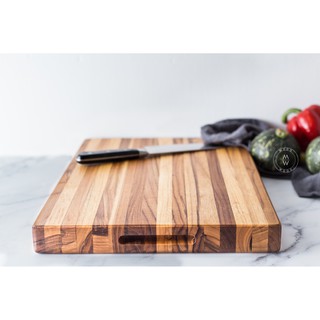 Thớt gỗ chef - gỗ teak 30x40x3.8cm modo wood - dụng cụ nhà bếp