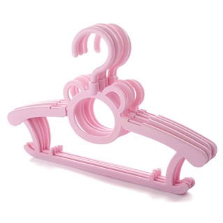 Set 40 móc quần áo em bé màu pastel dễ thương (4 màu)