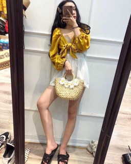 [Freeship] SET ĐI BIỂN ÁO CỘT NƠ NGỰC
