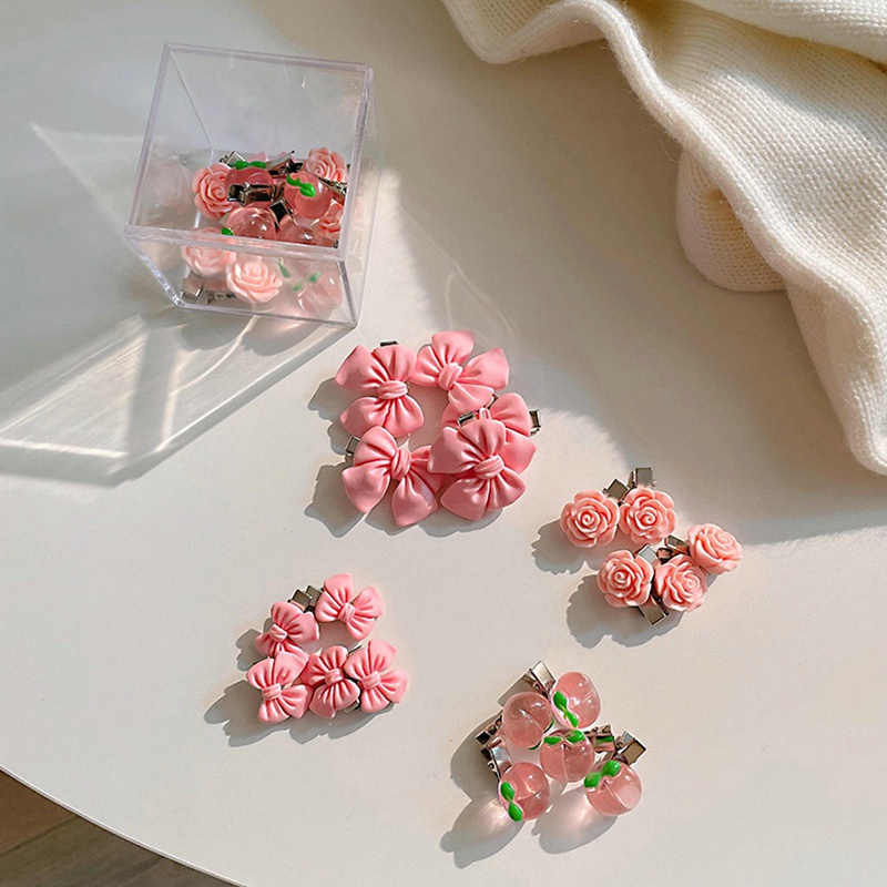 Women Girls Flower Hair Clip Ornament Sweet Cute Hair Clamp Hair Claw Hair Clips Barrettes Hairpins Hair Accessories XWNYDER