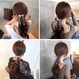 Sỉ cột tóc nơ dây nice dài nhiều màu