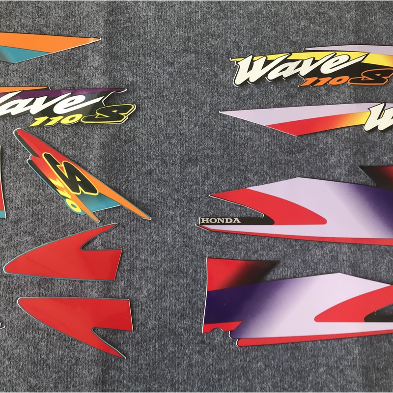 [GIÁ GỐC] Tem trang trí xe máy Wave S110 THÁI, Tem ZIN 3 lớp