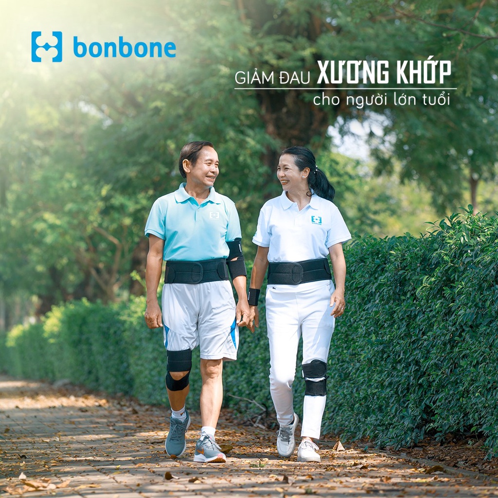 Băng bảo vệ đầu gối Bonbone Free Knee Supporter KI bảo vệ và cố định khớp gối hạn chế chân thương khi vận động | Medifa