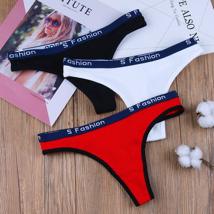 Quần lót lọt khe cotton NuciFera cạp viền chữ S Fashion