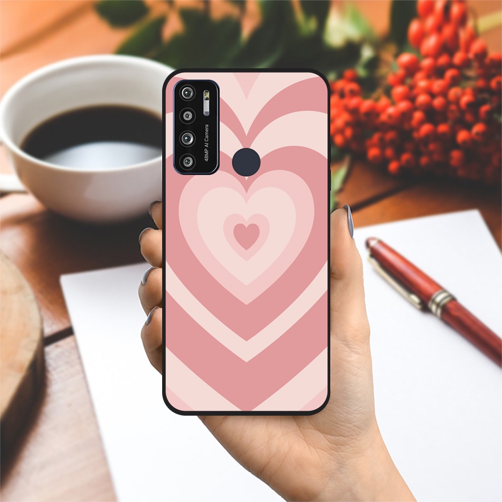 Ốp lưng Vsmart Joy 3/Joy 4/Active 3/Bee 3/Live/...dẻo đen hình Trái tim