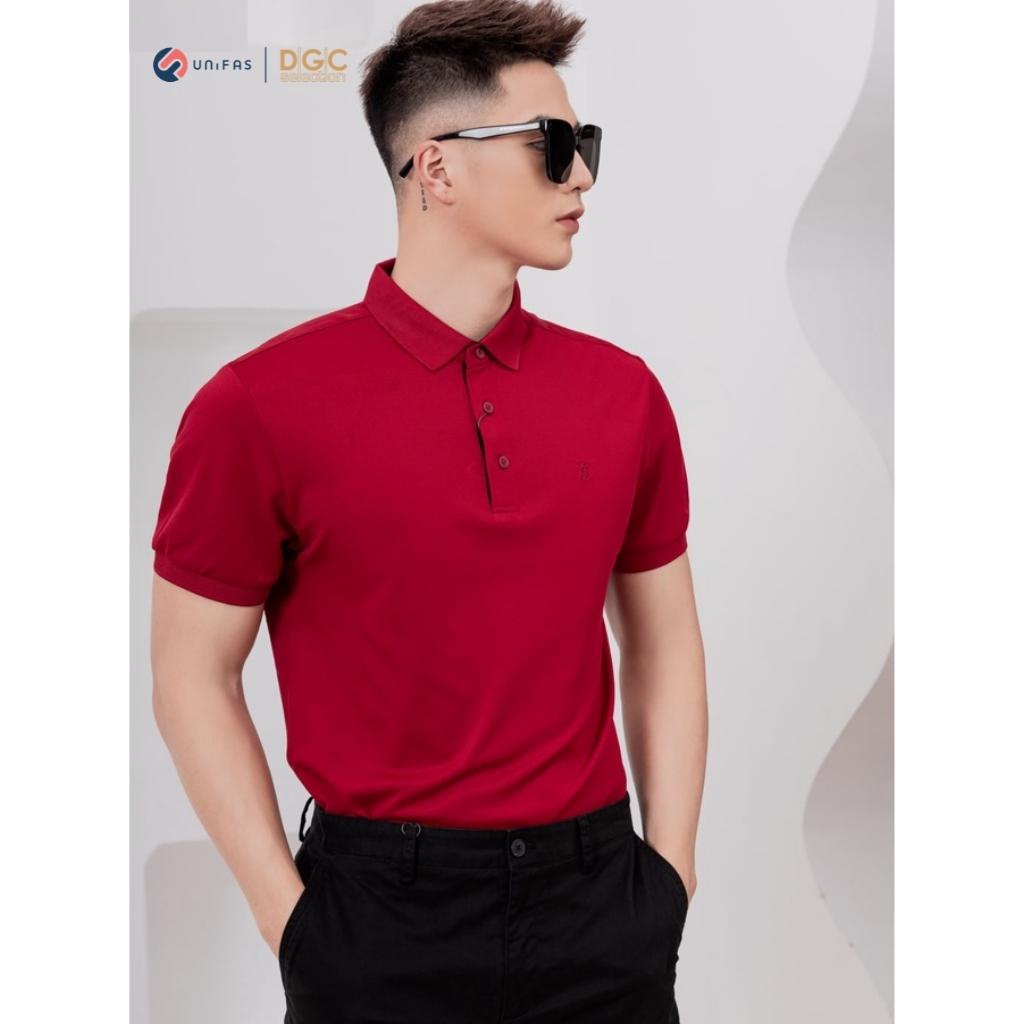 Áo polo nam DGCs ngắn tay cổ bẻ trơn màu trẻ trung, chất liệu vải thoáng mát thấm hút tốt SAPBA21M
