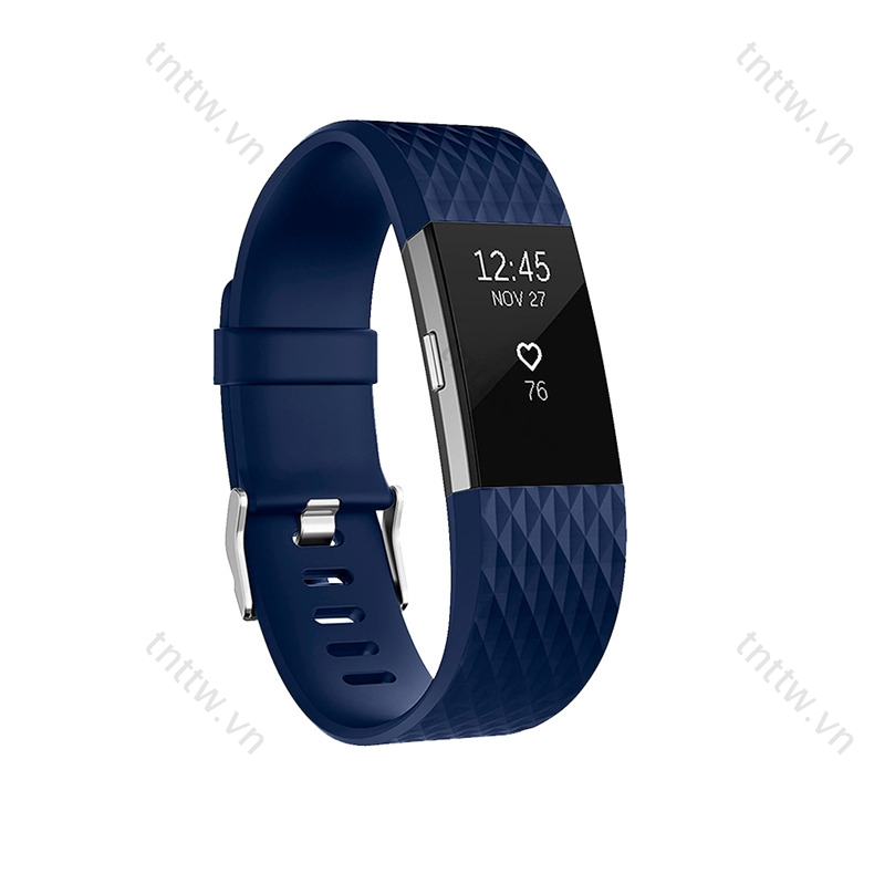 Dây Đeo Silicon Thay Thế Cho Đồng Hồ Thông Minh Fitbit Charge 2