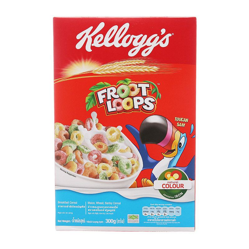 Bánh Ăn Sáng Ngũ Cốc Kellogg'S Froot Loops 300G