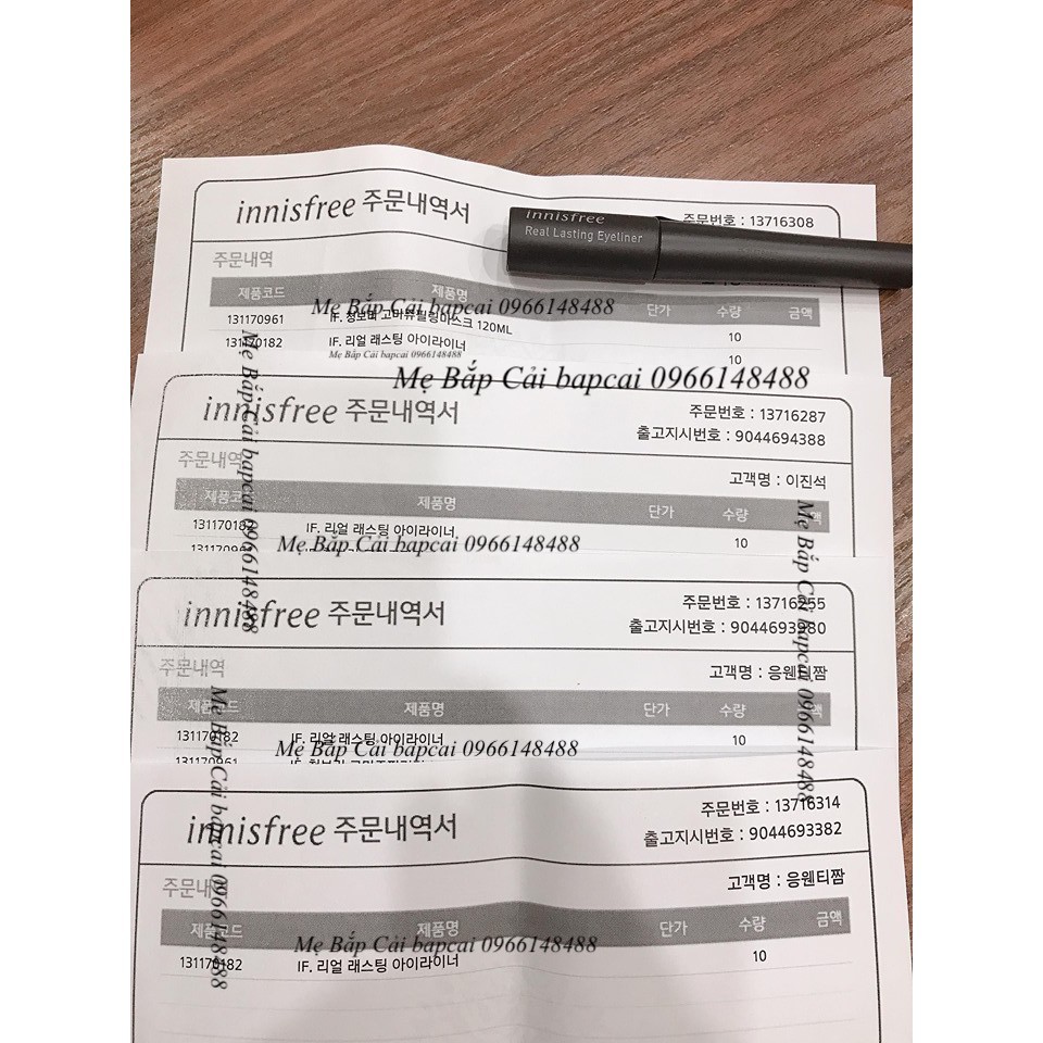 MBC Kẻ mắt nước chống trôi màu đen Real Lasting Eye Liner INF | BigBuy360 - bigbuy360.vn