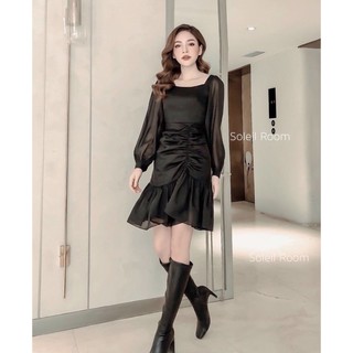 ĐẦM KEM - ĐEN TD ĐUÔI CÁ