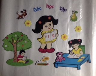 Tranh góc mầm non
