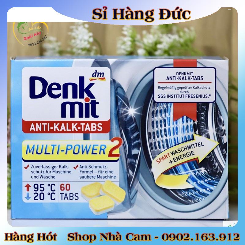 [auth] BÁN LẺ 10 Viên tẩy lồng giặt Denkmit siêu sạch của Đức, vệ sinh lồng máy giặt [Hot]