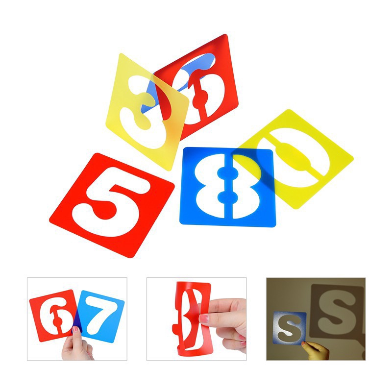 jesunshop.vn Bộ 36 khuôn vẽ và phun sơn hình chữ cái và chữ số độc đáo
