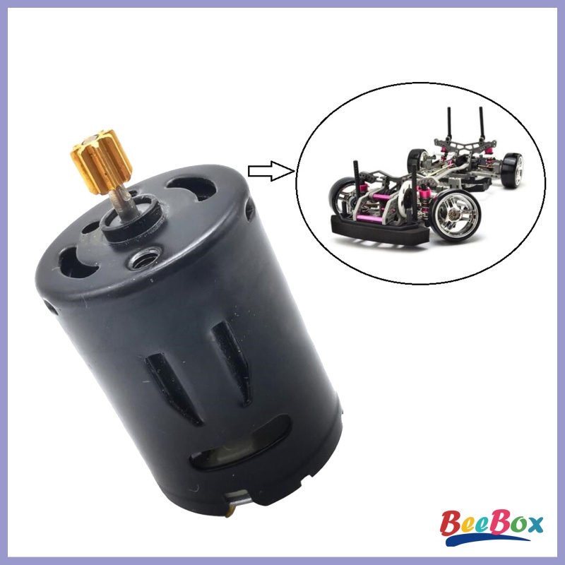 Mô Tơ Tốc Độ Cao Chuyên Dụng Cho Xe Hơi Điều Khiển Từ Xa BeeBox DC6V 52000RPM 370