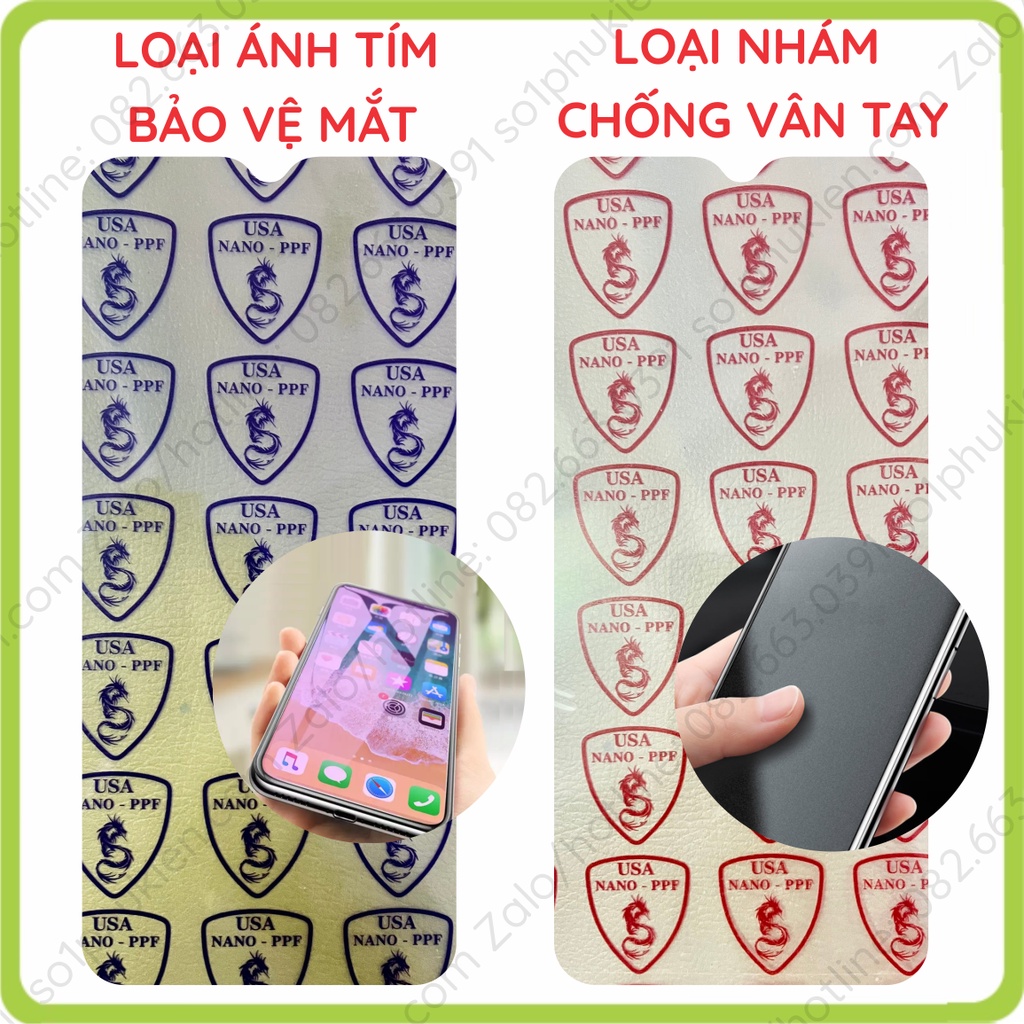 Dán cường lực Oppo A16 / A16S nano dẻo siêu bền, trong suốt, chống bám vân tay độ cường lực 9H+