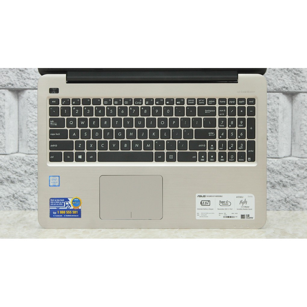 Laptop Asus A556UF - XX062D, core i5, 4GB Ram, HDD 500GB, VGA 2GB, 15.6 inch | BigBuy360 - bigbuy360.vn